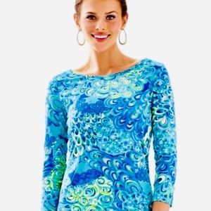 Lily Pulitzer Marlowe Dress in Lilly’s Lagoon.